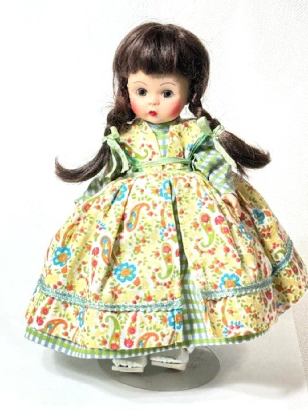 Madame Alexander restrung 8" Beth Little Women doll.